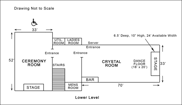 Villa Capri Lower Level Floor Plan